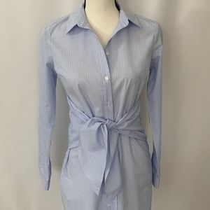 Miss Selfridge cotton blend with tie shirt